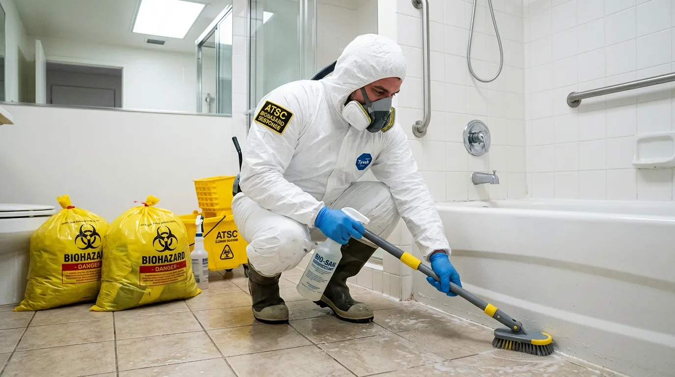 Decontamination equipment deployed for Blood Cleanup in Mocksville